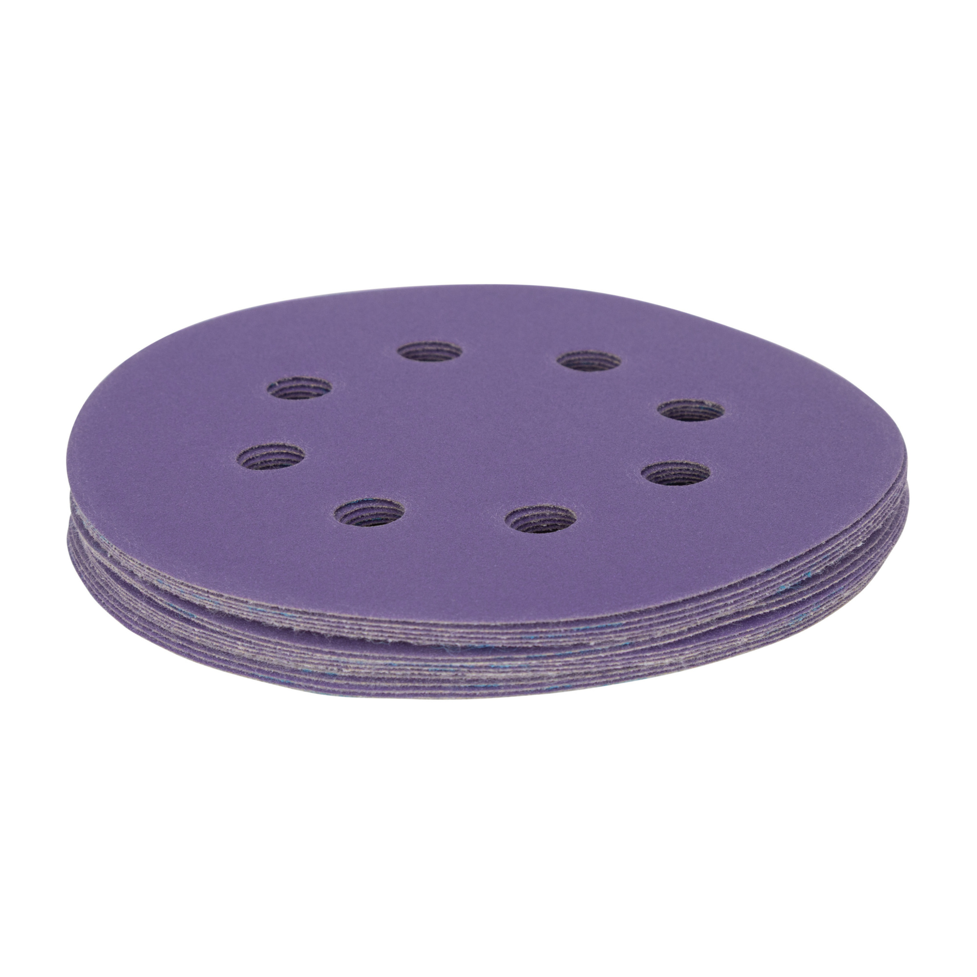 Spyder Ceramic Sanding Discs — 5in. x 8-Hole, 220 Grit, Stearate Coating, 15-Pack, Model# 500043